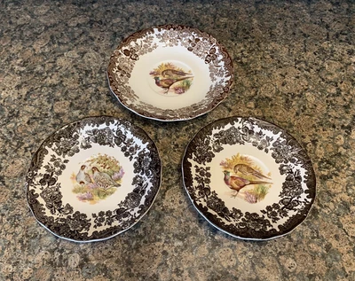 £9.99 • Buy Royal Worcester Palissy Game Series LARGE SAUCERS 1 X 7.25” Or 18.5cm 2 X 6.25”
