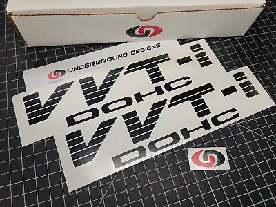VVT-i DOHC Decals FAT Blinds (2pk)  10  Racing Stickers Fits Toyota Celica Scion • $13.95