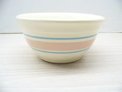 McCoy Pink And Blue Stripe - Small Bowl • $17.50
