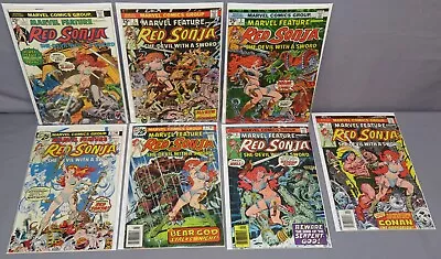 MARVEL FEATURE # 1-7 Full Run 1975 (Red Sonja 1st Solo Series) 1 2 3 4 5 6 7 • $99.99