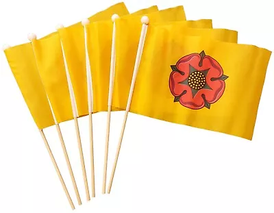 Lancashire County Waving Hand Flag 6 Pack FREE UK DELIVERY! • £8.99