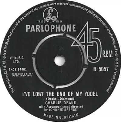 Charlie Drake - I've Lost The End Of My Yodel / I Can't Cry Can't I (7  Single) • £13.49