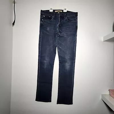 Burberry Brit Men’s Dark Gray Denim Straight Jeans Button Fly Size 31x32 • $45