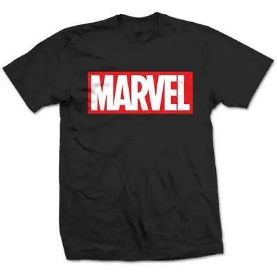 Marvel Comics Box Logo Official Merchandise T-shirt M/L/XL - Neu • £19
