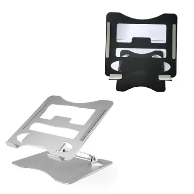 Laptop Stand Foldable Aluminum Cooling Stand For Notebook Mac-Book Tablets • $65.04