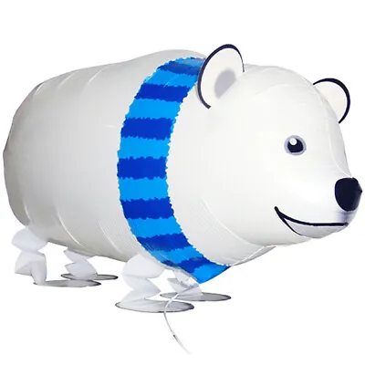 Polar Bear-Shaped Air Walking Balloon Best For Animal-themed Party Decorations. • £3