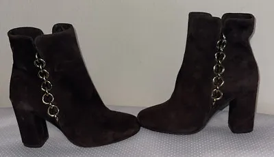 Via Spiga Brown Suede Cynthia Bootie Size 5.5M • $60