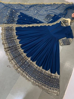 £43.20 • Buy Gown Salwar Kameez Suits Indian Women Ready Made Anarkali Ethnic Kurti Designer