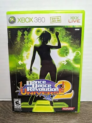 Dance Dance Revolution: Universe 2 (Microsoft Xbox 360 2007) DDR Tested • $7.99