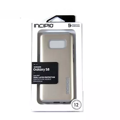 Incipio Dualpro Case For Samsung Galaxy S8 Dual Layer Dlast Gold New Sa-823-cgy • $24.95