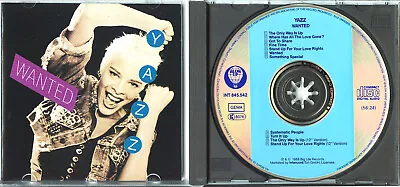 YAZZ Wanted 1988 WEST GERMANY CD TOP! Rare 1press Blue Stripe BLOW UP Sonopress • £7.18