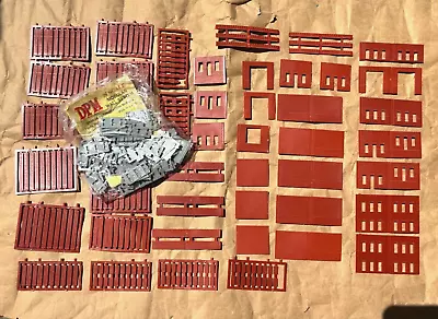 BIG LOT ~ DPM MODULAR WALLS & WINDOWS For BASHING ~ Mayhayred Trains N Scale Lot • $11.50