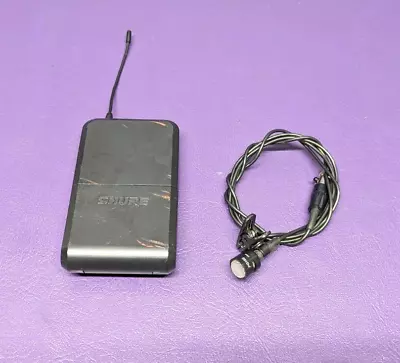 Shure Wireless Transmitter Bodypack W/ Lapel Microphone PG1 H7 536-548 MHz • $80