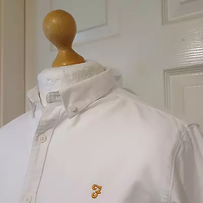 Farah Very Rare  Slim Fit Long Sleeve Shirt Medium 40  100%Genuine • £2.20