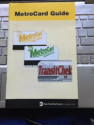 MetroCard - Metrocard Guide/Metrocard/Metrocard Brochure-All 3 • $19.25