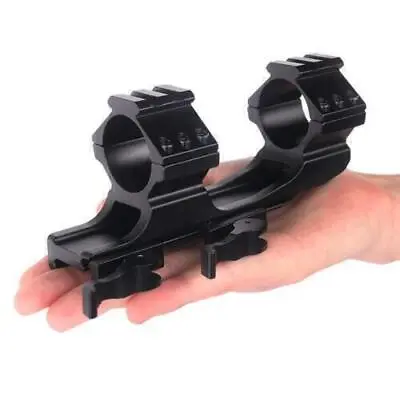 Quick Release QD Scope Mount 1 /30mm QD Cantilever Sight Rings Fit 20mm Rail • $14.99