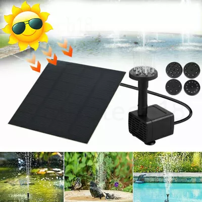 Mini Small Power Solar Water Pump Brushless For Fountain Garden Pool Landscape • $12.59