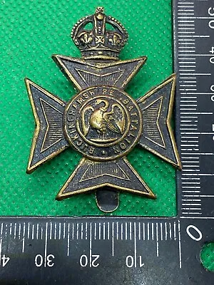 Original WW1 British Army - Buckinghamshire Battalion Blackened Cap Badge • $38.18