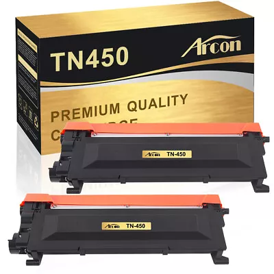 2PK New TN450 Toner Cartridge For Brother HL2240 2242D 2270DW MFC7360N Printer • $19.85