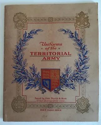 John Player & Sons Uniforms Of The Territorial Army 1939 Complete • £8.99