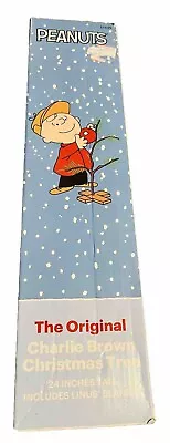 Original Charlie Brown Christmas Tree Musical 24  Tall With Linus Blanket  • $17.99