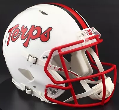 MARYLAND TERRAPINS NCAA Riddell Speed Full Size REPLICA Football Helmet • $169.99