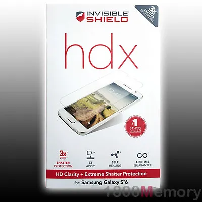 ZAGG InvisibleShield HDX Clarity Extreme Screen Protector For Samsung Galaxy S6 • $12.40