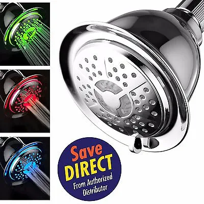$30.99 • Buy PowerSpa® LED High Pressure Shower Head With 4 Settings
