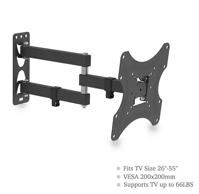 26-50  TV Wall Mount Bracket Tilt Swivel Rotatable TV Stand PC Monitor Holder • $15.49