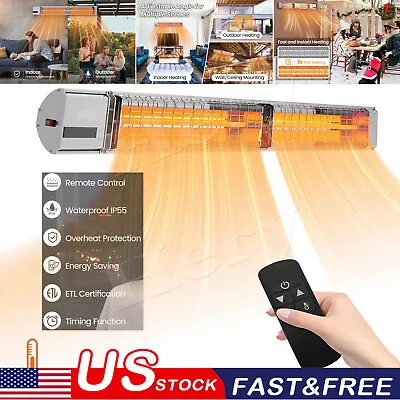 3000W/1500W Electric Wall Mounted Mount Patio Heater Space Heaters 240V W/Remote • $142.55