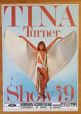 TINA TURNER Original Concert Poster '79 • $89