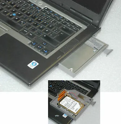 £22.80 • Buy Caddy Frame For 2. Ide HDD Hard Disc Dell Precision M40 M50 M70 Latitude D830