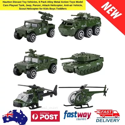 Hautton Military Toy Vehicles For Boys Kids Children Diecast Alloy Metal Army Ne • $23.70