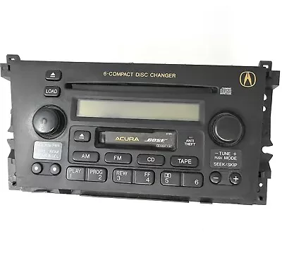 Acura AM FM Bose 6 Disc Cassette Radio Receiver Car Stereo 2002 (FOR PARTS ONLY) • $39.99