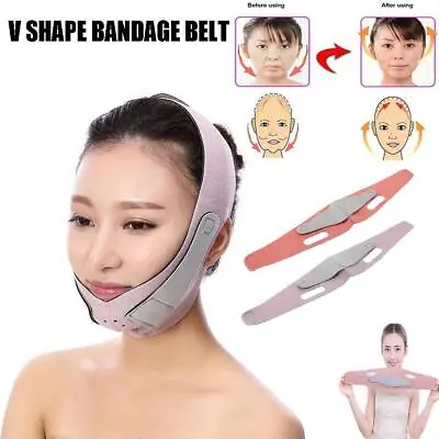 $5.18 • Buy Face Lift Up Mask Slimming Strap Anti-Wrinkle Chin V-Line Lifting Firming S N