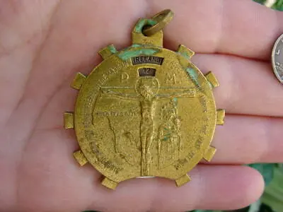 RARE Vintage - CATHOLIC MASS CLOCK - Medal Medallion - Our Lady Of Thailand • $348.84