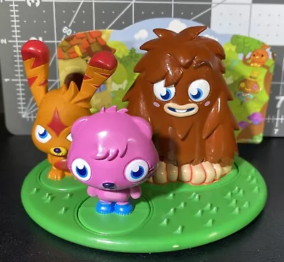 3 Moshi Monsters Figures Cake Topper Moshlings Furi Poppet Katsuma • $8