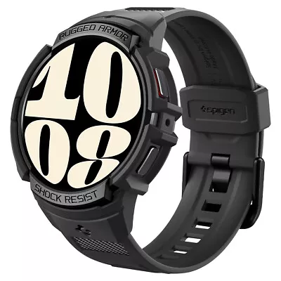 Galaxy Watch 6 40mm / 44mm Case | Spigen [Rugged Armor Pro] Shockproof Cover • $23.99