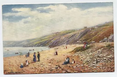 Laxey Beach Isle Of Man Vintage Postcard B22 • £3.95