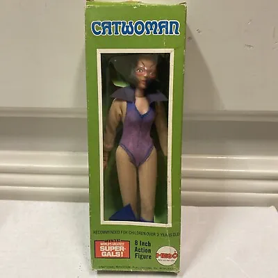 Vintage 1973 Mego WGSH Catwoman Type 1 Has Hairband Missing One Glove Orig Box • $240