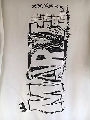 XL 46-48  Marvel Back Print Only White T-Shirt FLAWED Unworn With Tag Brandsin • £8