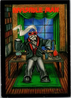 1991 Monster In My Pocket Invisible Man Trading Card Free Shipping! • $1.69