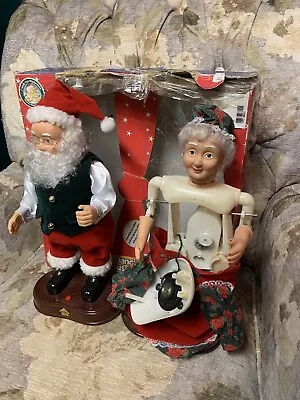 Gemmy Industries Christmas 1998 Animated Dancing Claus Couple (Parts/Repair) • $35