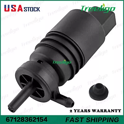 Windshield Washer Pump 67128362154 For BMW X3 X5 Z4 M3 E46 E38 E39 E60 E65 E53 • $9.99