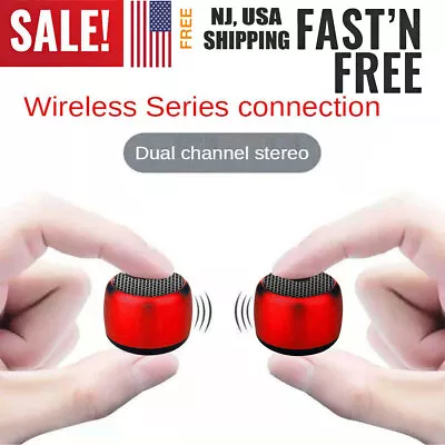 Bluetooth Speaker Wireless Red Speaker Portable Music Super Bass Stereo Speaker • $11.99