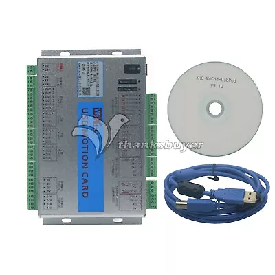 USB 2MHz Mach4 CNC 3 Axis Motion Control Card Breakout Board Fr Machine Centre Z • $133.86