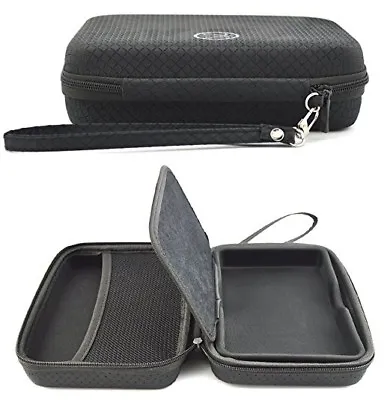 Black Hard Case For Garmin Drive 50LM 40LM With Accessory Storage & Carry Strap • $16.30