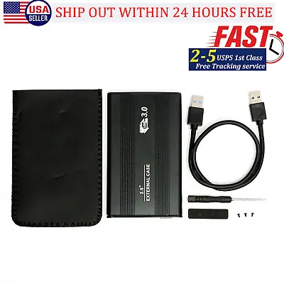 2.5  SATA USB 3.0 Hard Drive HDD Enclosure External Laptop Case Mac OS Windows • $7.89
