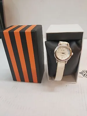 Boxed Ladies IEKE Watch With White Straps  • £8