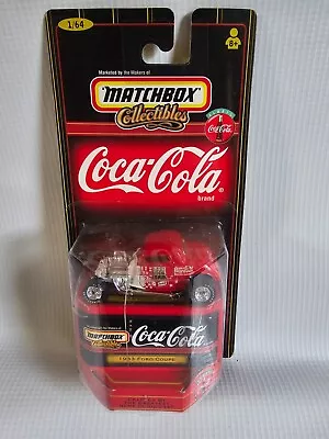 Matchbox 35813 1:87 Coca-Cola Premiere Collection Series 1 1933 FORD COUPE • $0.99